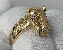 Load image into Gallery viewer, 18k Diamond Tribal Leopard Ring
