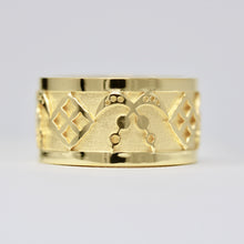 Load image into Gallery viewer, Gold Adinkra Band (customizable)
