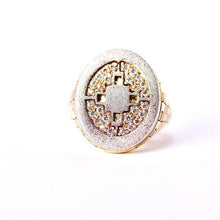 Load image into Gallery viewer, 14K &quot;DAME-DAME&quot; DIAMOND TWO-TONE RING
