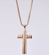 18k Ohene Anewa Cross Charm Necklace