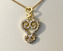 Load image into Gallery viewer, 18K Sankofa Diamond Necklace
