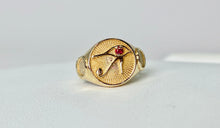 Load image into Gallery viewer, Shen-Ra Ruby Signet Ring
