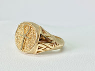 Ankh Signet Ring