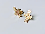 Ethiopian Cross Earrings